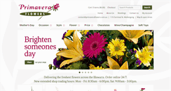 Desktop Screenshot of primaveraflowers.com.au